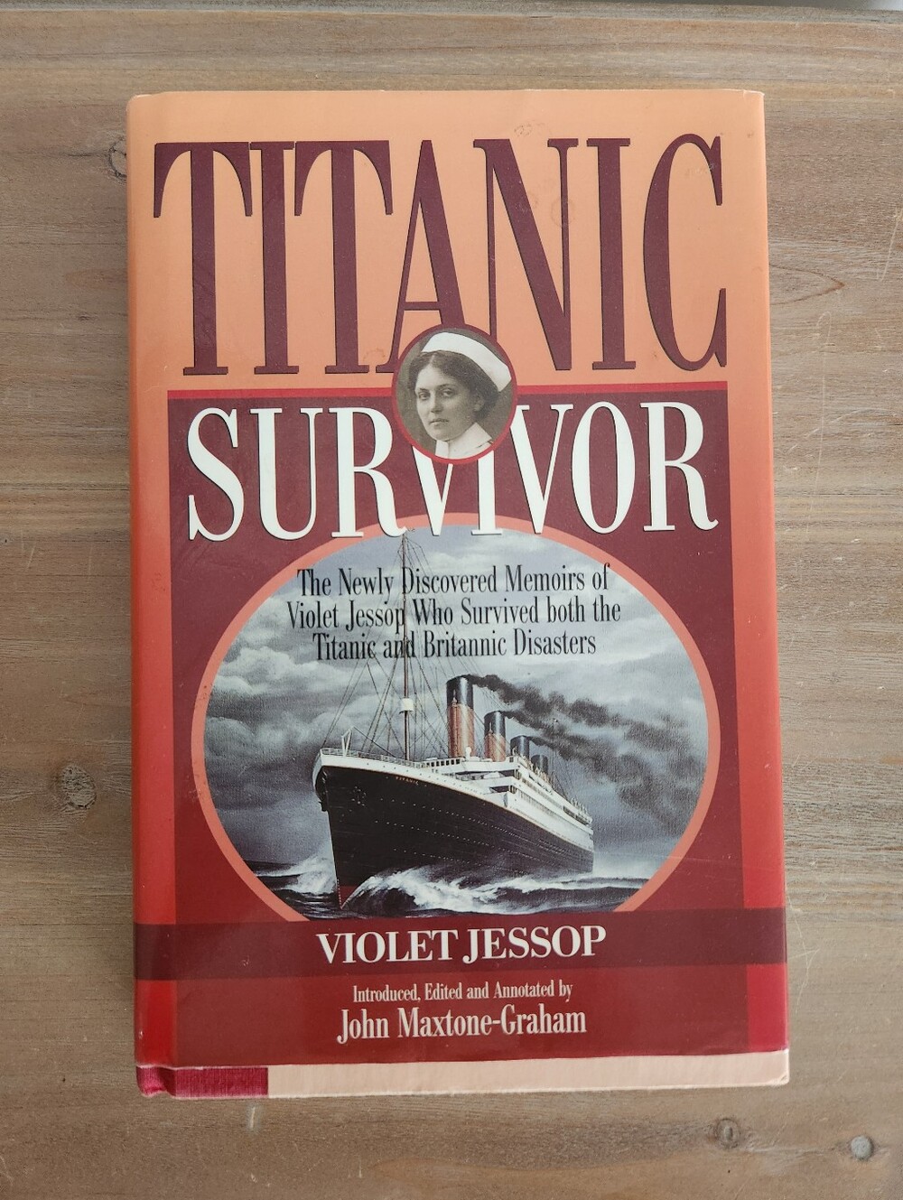 Titanic Survivor Violet Jessop Hardcover Memoir Titanic Britannic Shipwreck Book